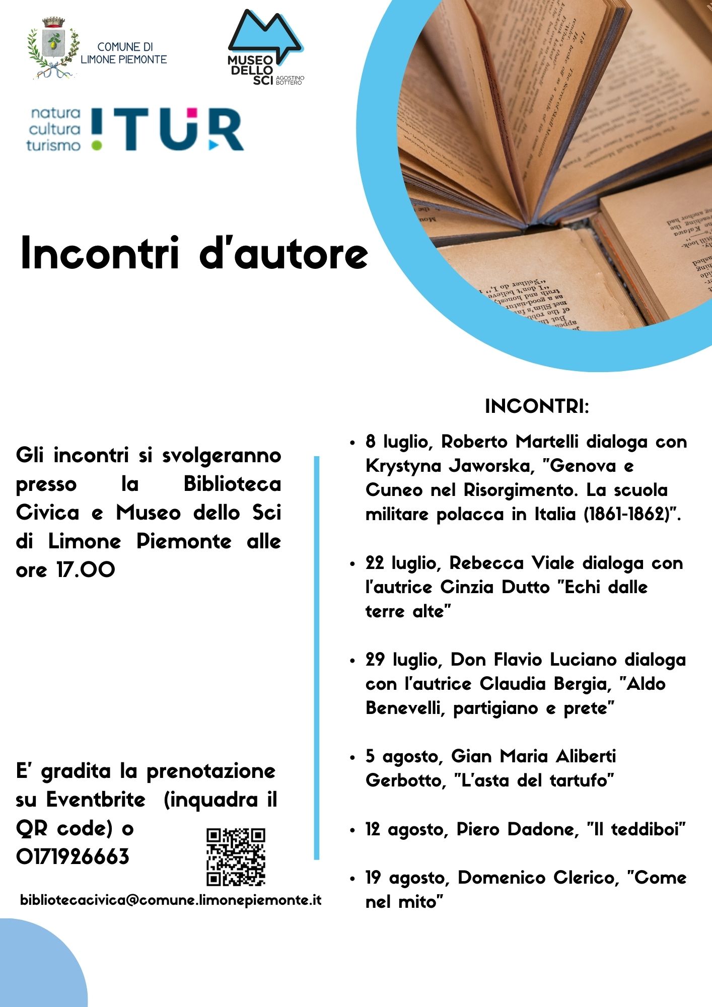 Incontri d'autore 2023 | Stagione estiva